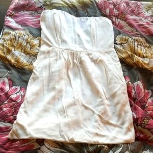 Rachel Roy beige strapless dress